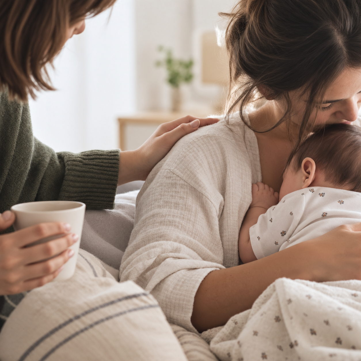 Red de apoyo en la maternidad: por qué prepararla antes del parto